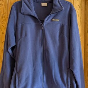 Brand New With Tags Woman Columbia Blue Fleece Jacket Size 1X